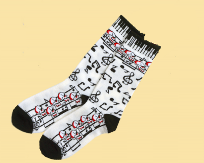 Song Of The Skulls Tall Socks - HalfMoonMusic