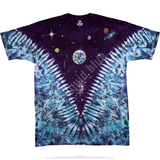 Mens Sky Space Top T-Shirt - HalfMoonMusic
