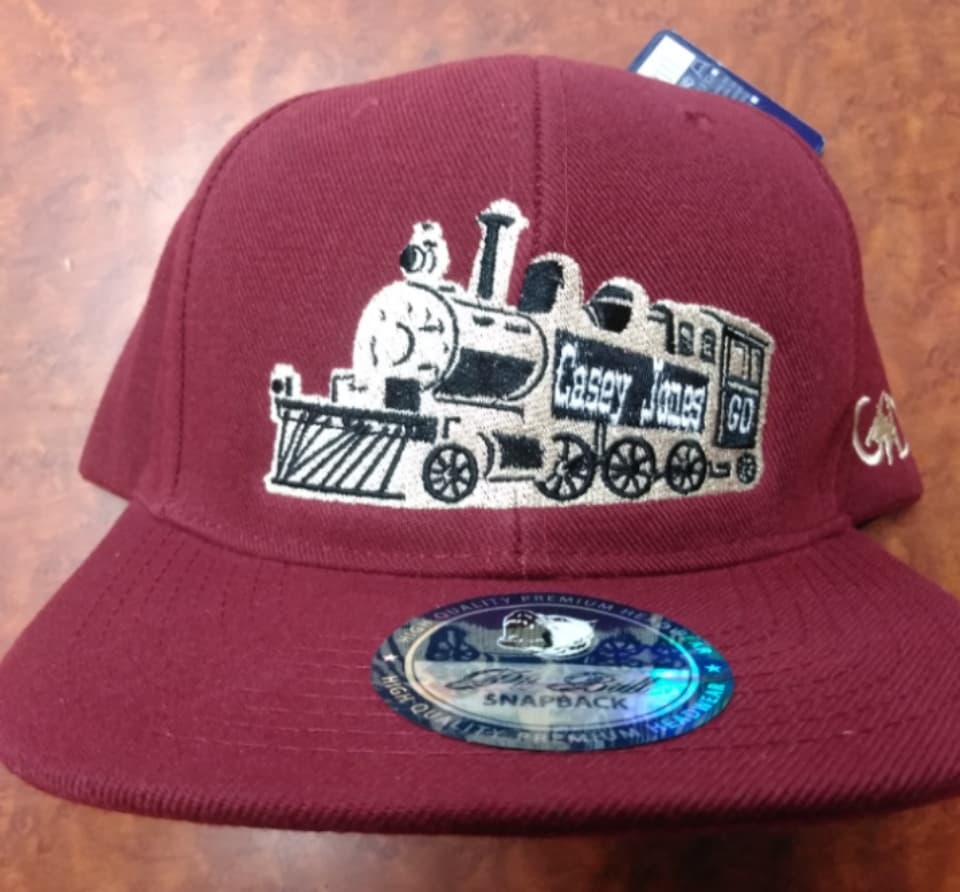 Casey Jones Train Snap-Back Hat - HalfMoonMusic