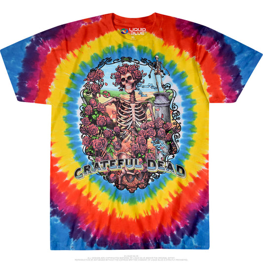 Grateful Dead Rainbow Bertha Tie Dye T-shirt - HalfMoonMusic