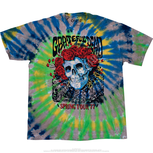 Mens Grateful Dead Bertha 77 Tie-dye T-shirt - HalfMoonMusic