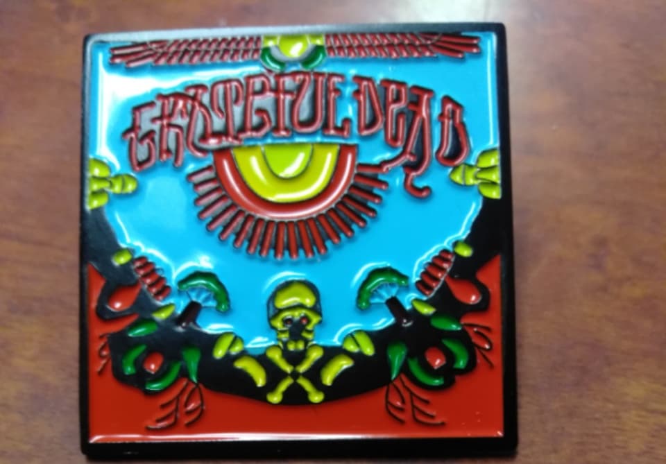 Grateful Dead Sunshine Hat Pin - HalfMoonMusic