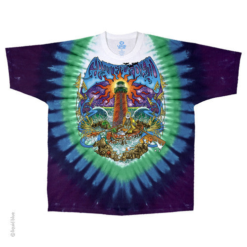 Grateful Dead Watch Tower Tie Dye T-shirt - HalfMoonMusic