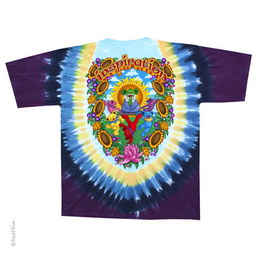 Grateful Dead Guru Bear Tie Dye T-Shirt - HalfMoonMusic
