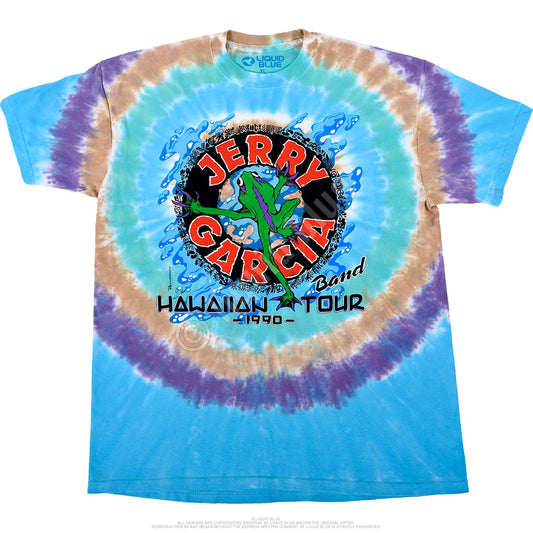 JGB Hawaiian 90 Tie-Dye T-Shirt - HalfMoonMusic