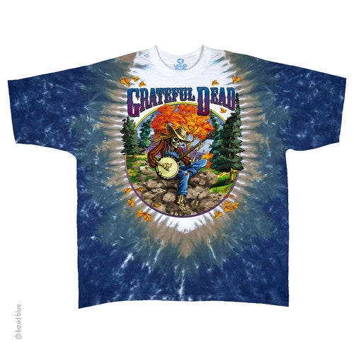 Grateful Dead Tie-Dye Banjo T-Shirt - HalfMoonMusic