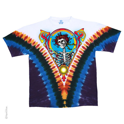 Mens Grateful Dead Bertha V Tie Dye T-shirt - HalfMoonMusic