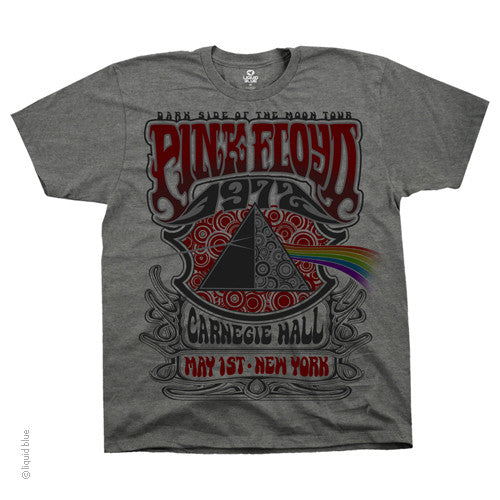 Pink Floyd 1972 Carnegie Hall T-Shirt - HalfMoonMusic
