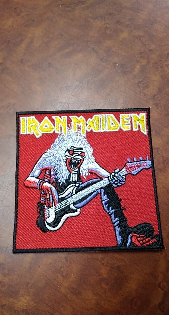 Iron Maiden Red Patch - HalfMoonMusic