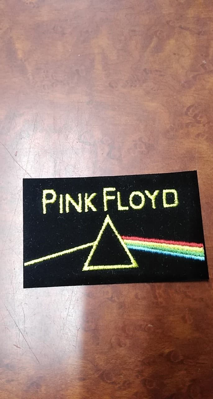 Small Velvet Pink Floyd Patch - HalfMoonMusic