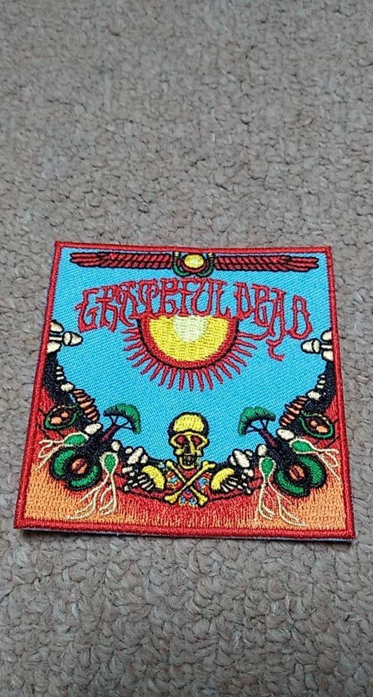 Grateful Dead Sunshine Square Patch - HalfMoonMusic