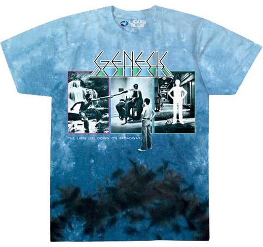 Mens Lamb Lies Down Genesis Tie-Dye T-shirt - HalfMoonMusic