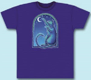 Men's Moon Cat Grateful Dead T-shirt - HalfMoonMusic