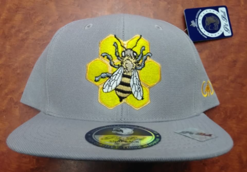 Honeybee Snap-Back Hat - HalfMoonMusic