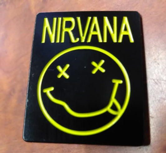 Nirvana Smiley Hat Pin - HalfMoonMusic