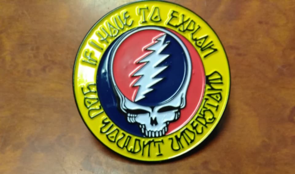 Grateful Dead Understanding Hat Pin - HalfMoonMusic