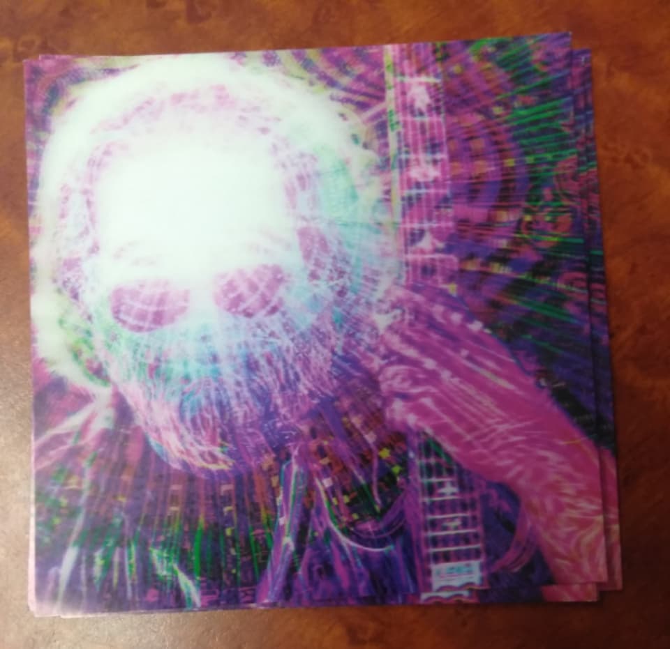 Mind Exploding Jerry Garcia Sticker - HalfMoonMusic
