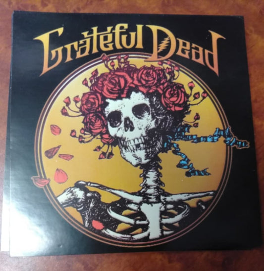 Grateful Dead Orange and Black Bertha Sticker - HalfMoonMusic