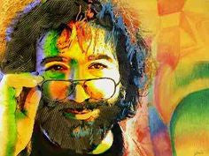 Jerry Garcia Art Fleece Throw Blanket - HalfMoonMusic