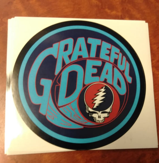 Grateful Dead Soundwaves Sticker - HalfMoonMusic