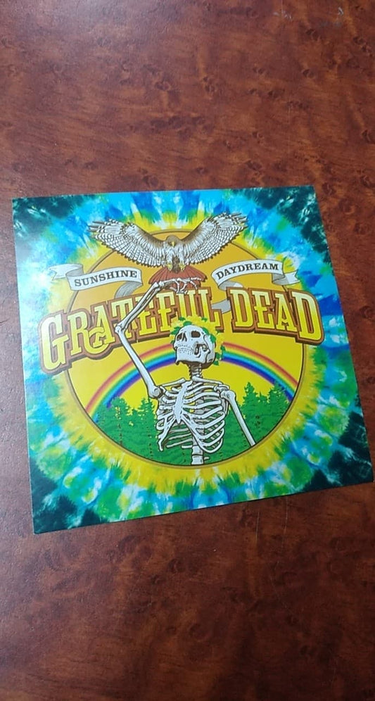 Grateful Dead Sunshine Daydream Skeleton Sticker - HalfMoonMusic