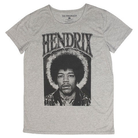 Jimi Hendrix Grey T-shirt - HalfMoonMusic