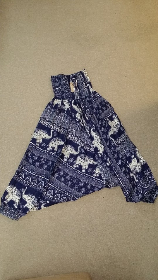 Womens Elephant Jumpsuit Pants - HalfMoonMusic