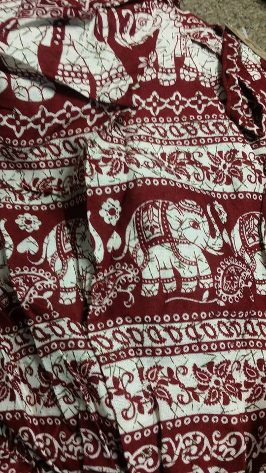 Womens Elephant Jumpsuit Pants - HalfMoonMusic