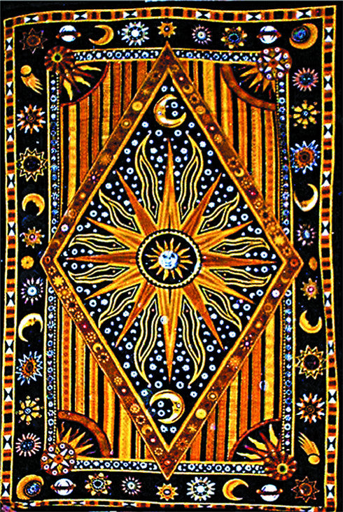 Sun in Sun Tapestry - HalfMoonMusic