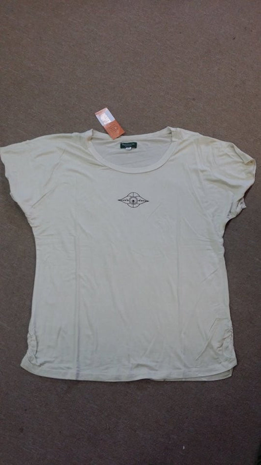 Womens Chakra Print Cinch Side Top - HalfMoonMusic