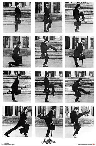 Monty Python Ministry Of Silly Walks Poster - HalfMoonMusic