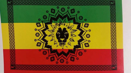 Rasta Lion Head Tapestry - HalfMoonMusic