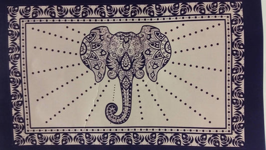 Elephant Head Tapestry - HalfMoonMusic