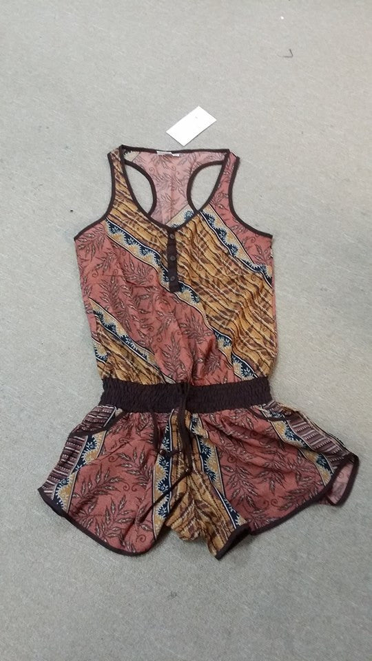 Womens Racerback Romper - HalfMoonMusic
