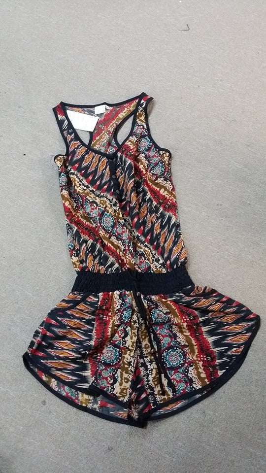 Womens Racerback Romper - HalfMoonMusic