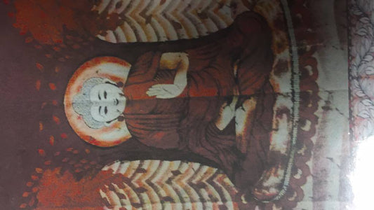 Printed Buddha Tapestry - HalfMoonMusic