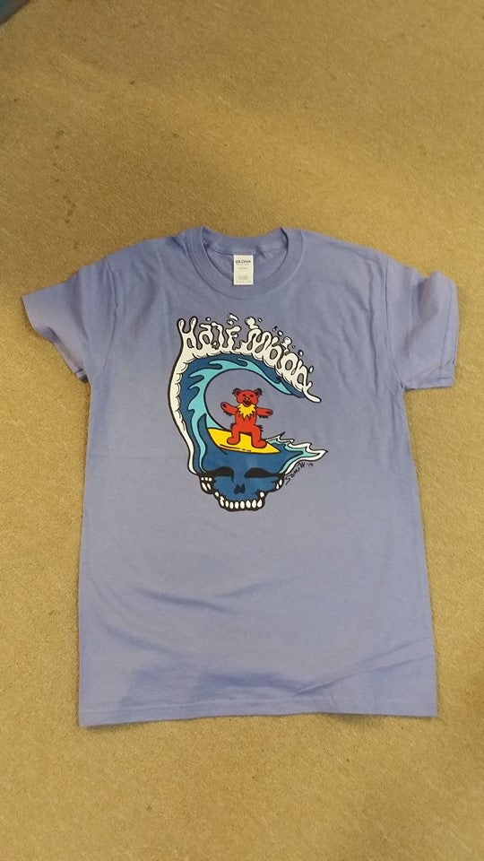 Half Moon Bear Surfer Solid T-shirt - HalfMoonMusic