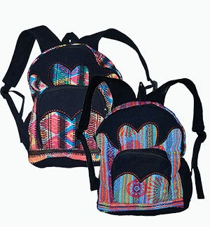 Cotton Tie-Dye Pattern Backpack - HalfMoonMusic