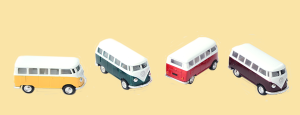 VW Vintage Samba Bus Toy - HalfMoonMusic