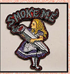 Smoke Me Alice Hat Pin - HalfMoonMusic