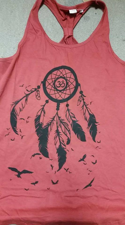 Om Dreamcatcher Tank Top - HalfMoonMusic