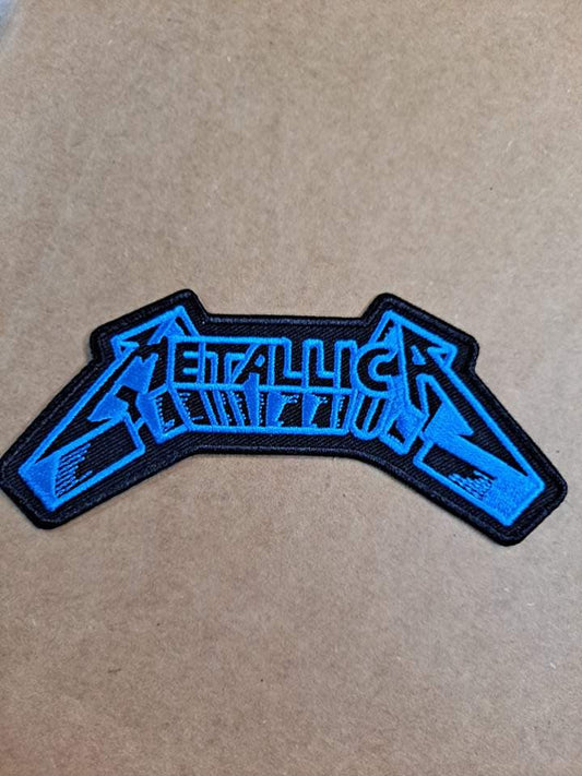 Metallica Electric Blue Patch - HalfMoonMusic