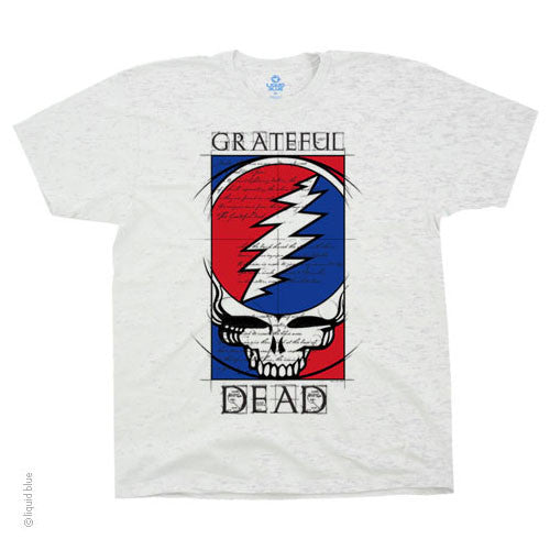 Grateful Dead Steal Your Blueprint T-Shirt - HalfMoonMusic