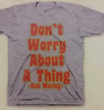 Bob Marley Don't Worry Youth T Shirt - HalfMoonMusic