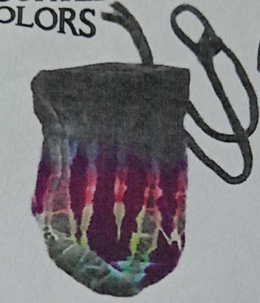 Velvet Tie-Dye Bell Bag - HalfMoonMusic