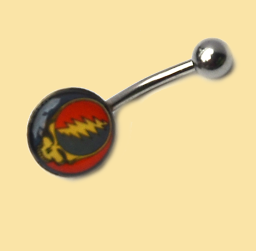 Grateful Dead Belly Ring - HalfMoonMusic