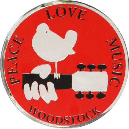 Woodstock Metal Sticker - HalfMoonMusic