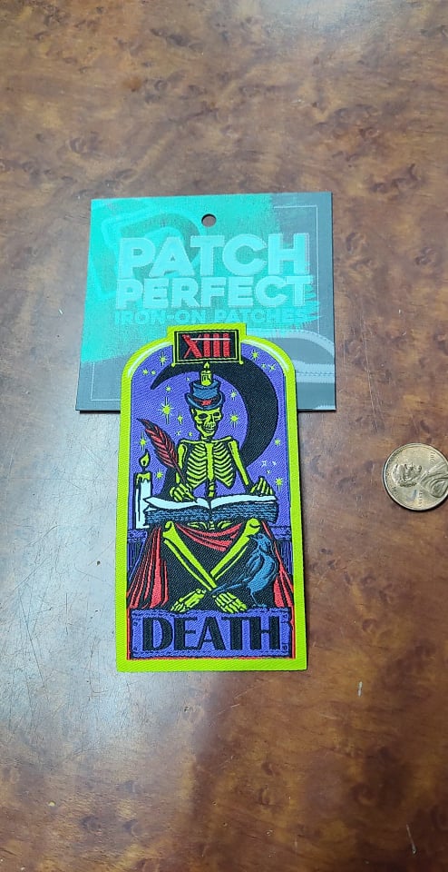 Death Tarot Patch - HalfMoonMusic