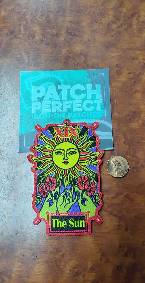 The Sun Tarot Patch - HalfMoonMusic
