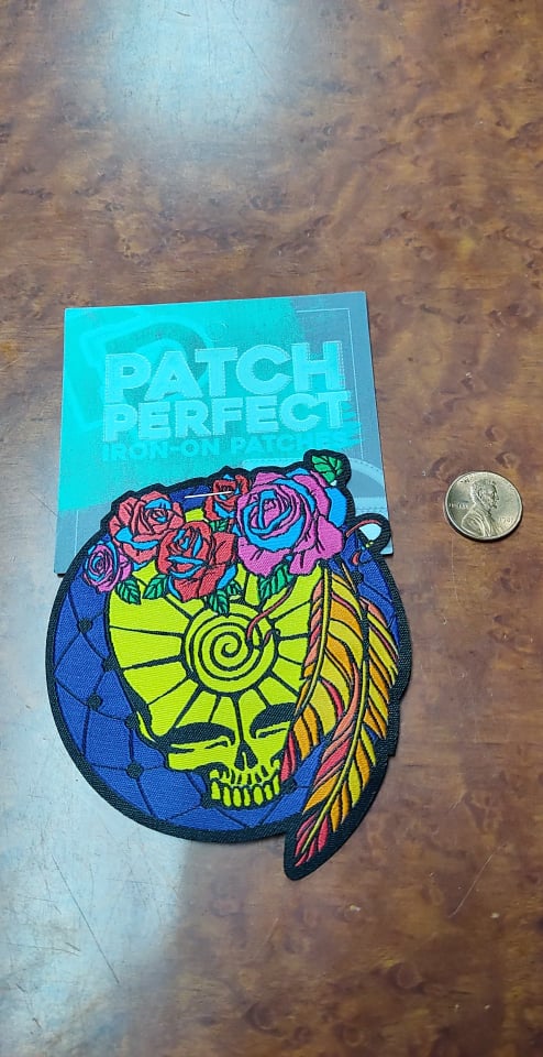 Roses Feather SYF Patch - HalfMoonMusic